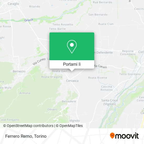 Mappa Ferrero Remo