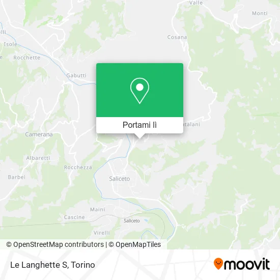 Mappa Le Langhette S