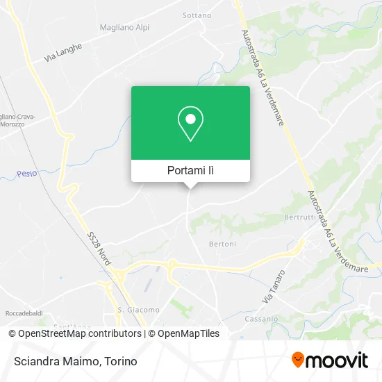 Mappa Sciandra Maimo