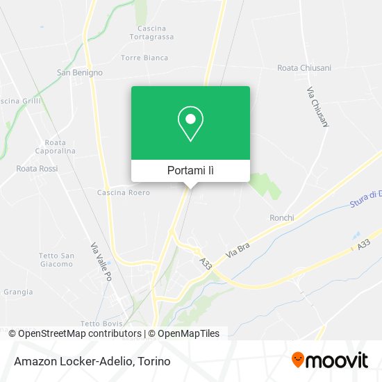 Mappa Amazon Locker-Adelio