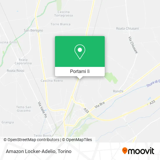 Mappa Amazon Locker-Adelio