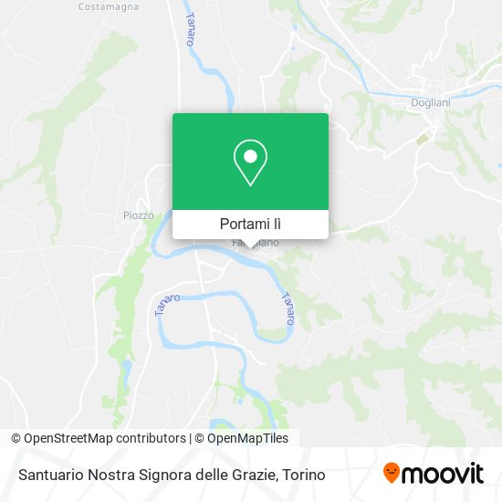 Mappa Santuario Nostra Signora delle Grazie