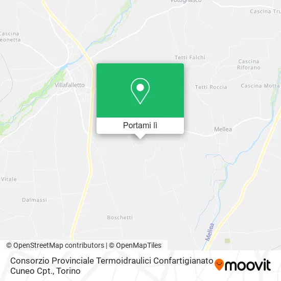 Mappa Consorzio Provinciale Termoidraulici Confartigianato Cuneo Cpt.