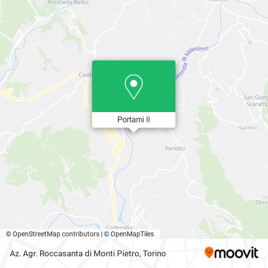 Mappa Az. Agr. Roccasanta di Monti Pietro