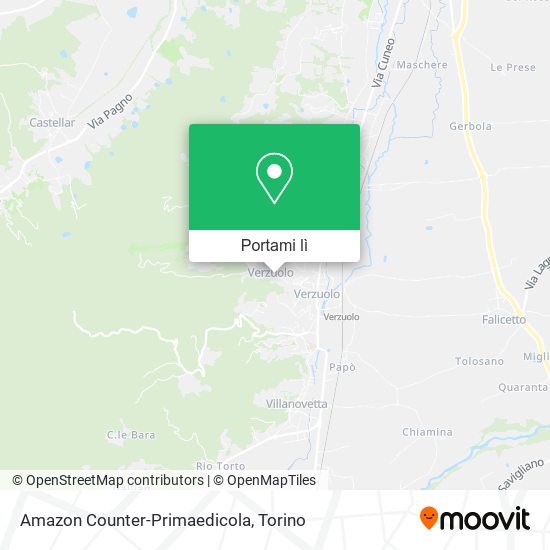Mappa Amazon Counter-Primaedicola