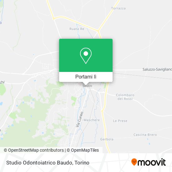 Mappa Studio Odontoiatrico Baudo