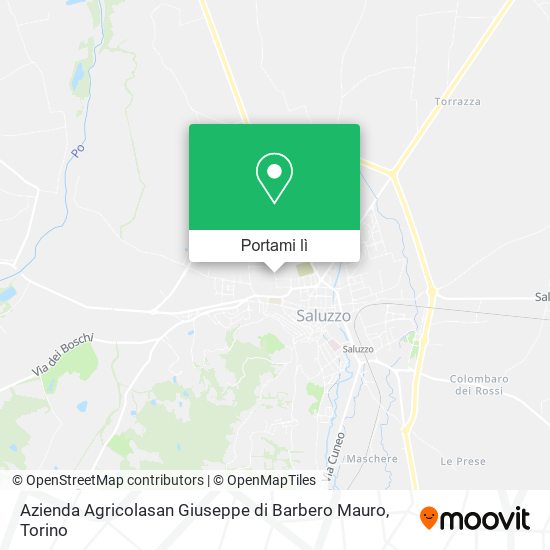 Mappa Azienda Agricolasan Giuseppe di Barbero Mauro