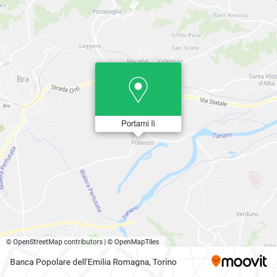 Mappa Banca Popolare dell'Emilia Romagna