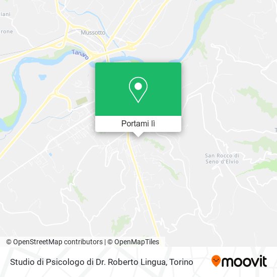 Mappa Studio di Psicologo di Dr. Roberto Lingua