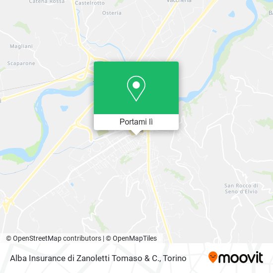 Mappa Alba Insurance di Zanoletti Tomaso & C.