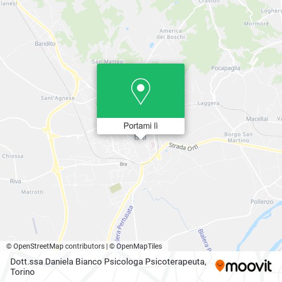 Mappa Dott.ssa Daniela Bianco Psicologa Psicoterapeuta