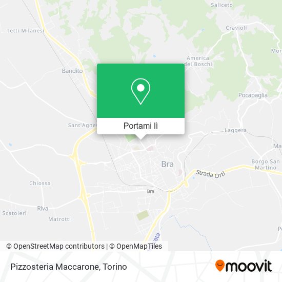 Mappa Pizzosteria Maccarone