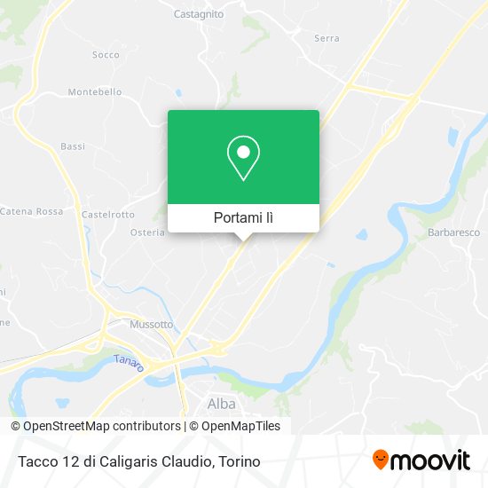 Mappa Tacco 12 di Caligaris Claudio
