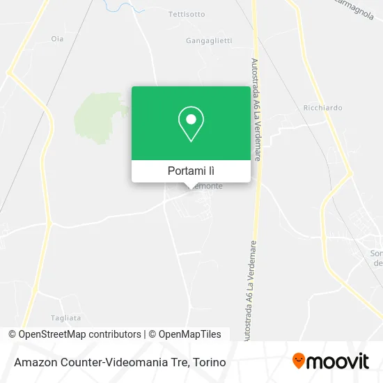 Mappa Amazon Counter-Videomania Tre