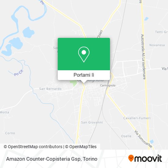 Mappa Amazon Counter-Copisteria Gsp