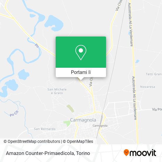 Mappa Amazon Counter-Primaedicola