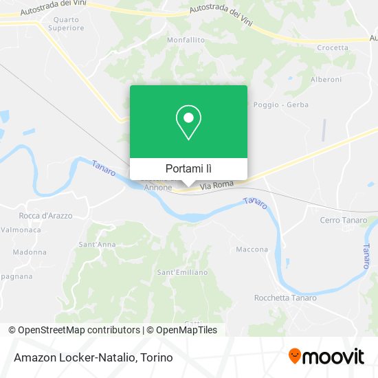 Mappa Amazon Locker-Natalio