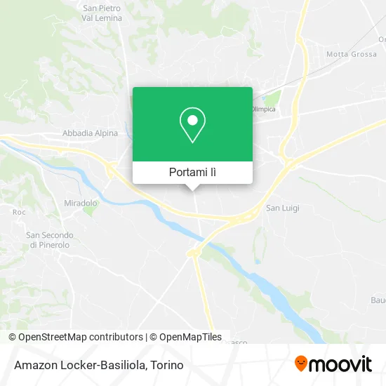 Mappa Amazon Locker-Basiliola