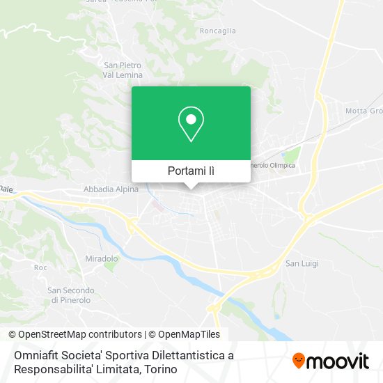 Mappa Omniafit Societa' Sportiva Dilettantistica a Responsabilita' Limitata