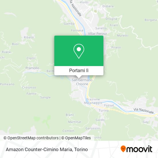 Mappa Amazon Counter-Cimino Maria