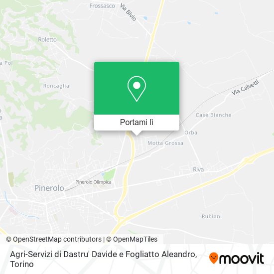 Mappa Agri-Servizi di Dastru' Davide e Fogliatto Aleandro