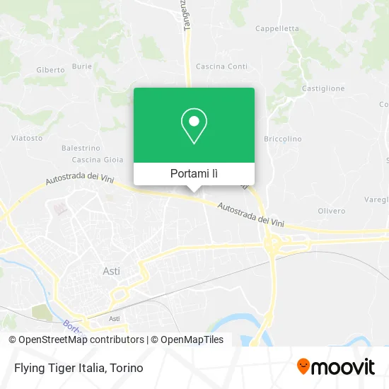 Mappa Flying Tiger Italia
