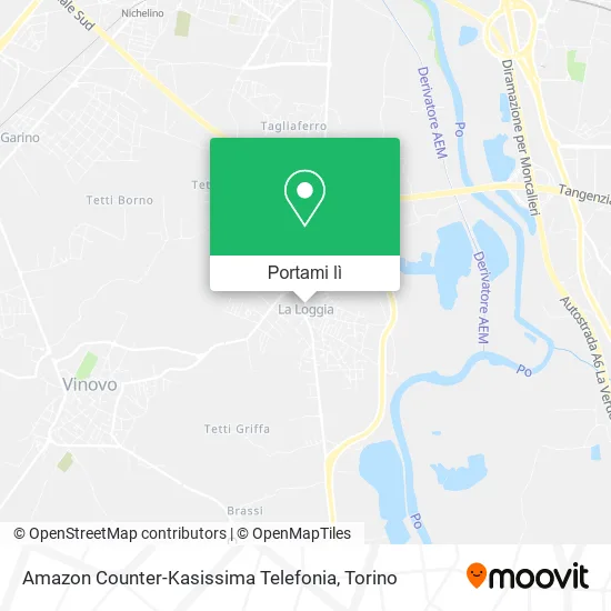 Mappa Amazon Counter-Kasissima Telefonia