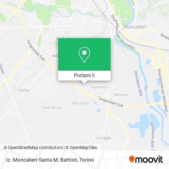 Mappa Ic. Moncalieri-Santa M. Battisti