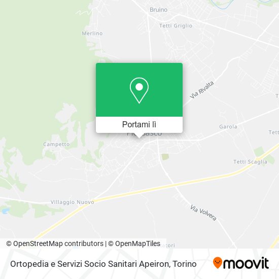 Mappa Ortopedia e Servizi Socio Sanitari Apeiron