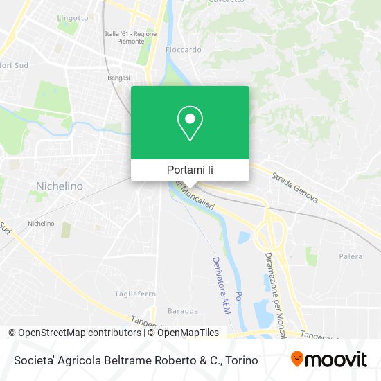 Mappa Societa' Agricola Beltrame Roberto & C.