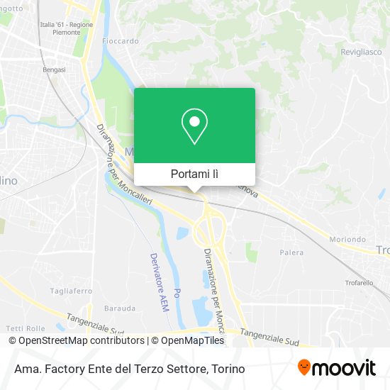 Mappa Ama. Factory Ente del Terzo Settore