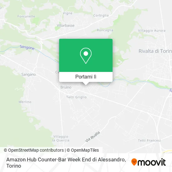 Mappa Amazon Hub Counter-Bar Week End di Alessandro