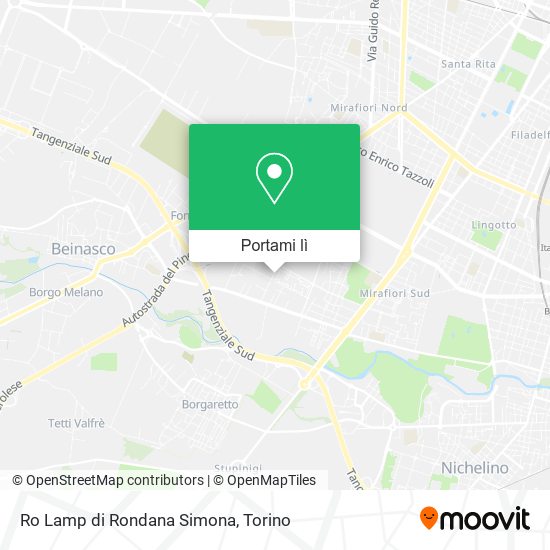 Mappa Ro Lamp di Rondana Simona