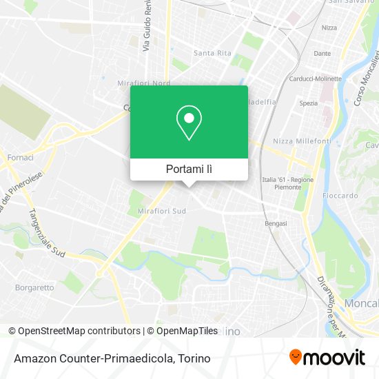 Mappa Amazon Counter-Primaedicola