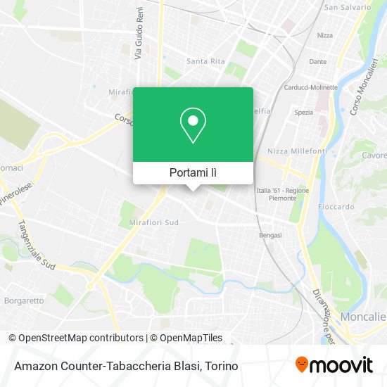 Mappa Amazon Counter-Tabaccheria Blasi