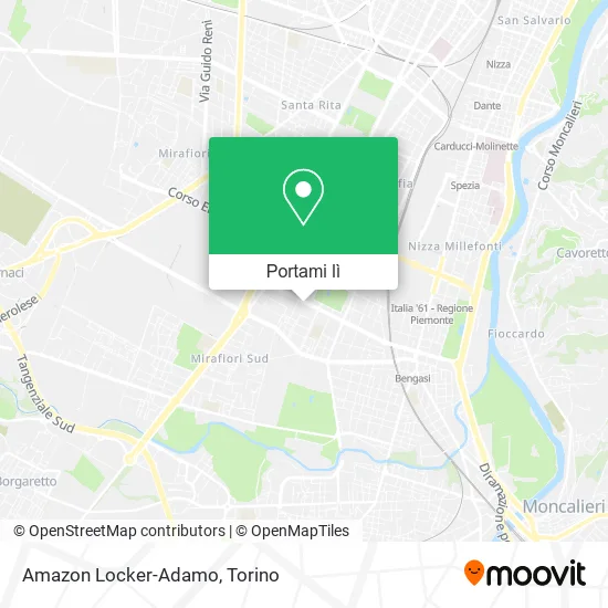 Mappa Amazon Locker-Adamo