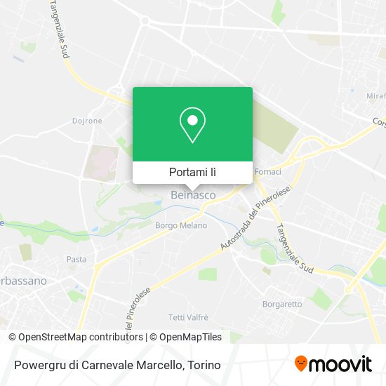 Mappa Powergru di Carnevale Marcello