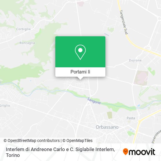 Mappa Interlem di Andreone Carlo e C. Siglabile Interlem