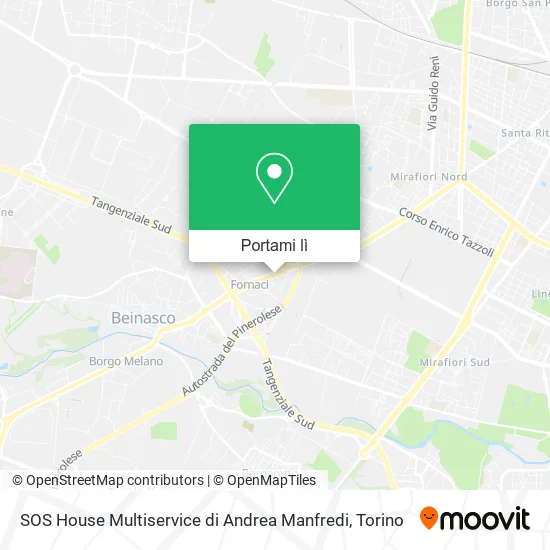 Mappa SOS House Multiservice di Andrea Manfredi