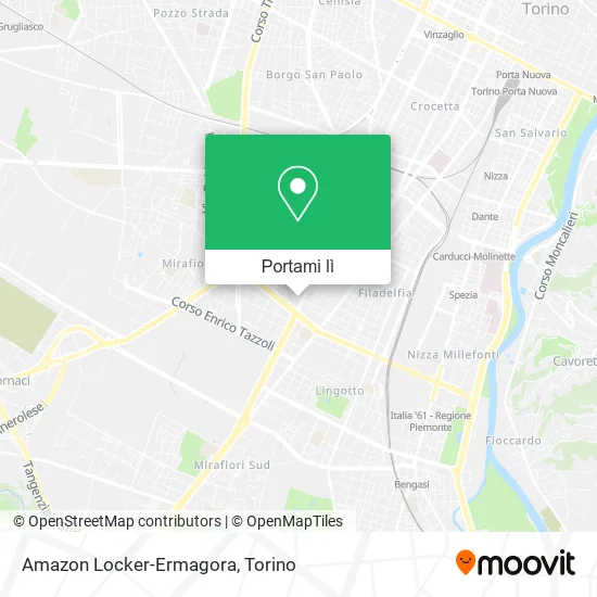Mappa Amazon Locker-Ermagora