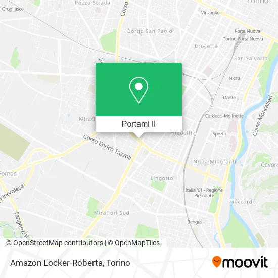 Mappa Amazon Locker-Roberta