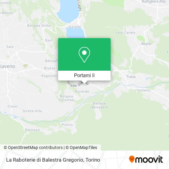 Mappa La Raboterie di Balestra Gregorio