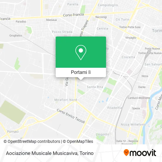 Mappa Aociazione Musicale Musicaviva