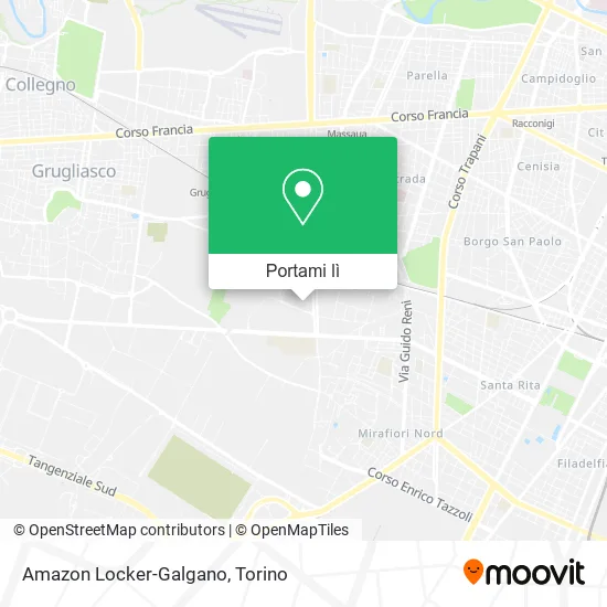 Mappa Amazon Locker-Galgano
