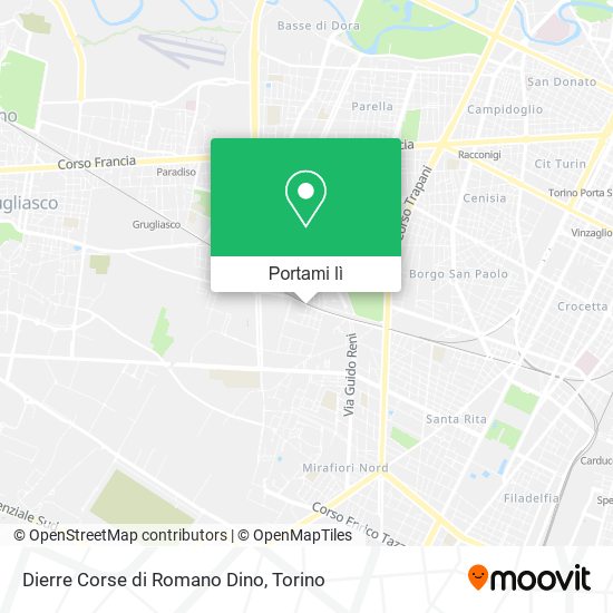 Mappa Dierre Corse di Romano Dino