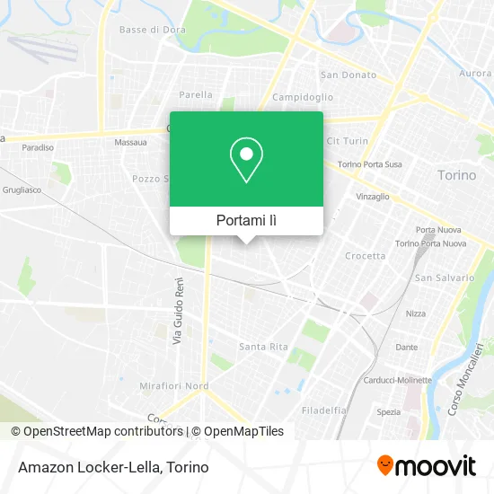 Mappa Amazon Locker-Lella