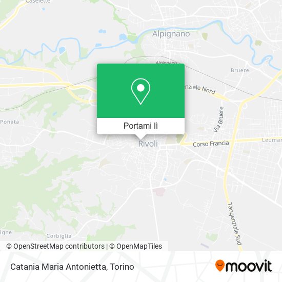 Mappa Catania Maria Antonietta