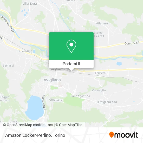 Mappa Amazon Locker-Perlino