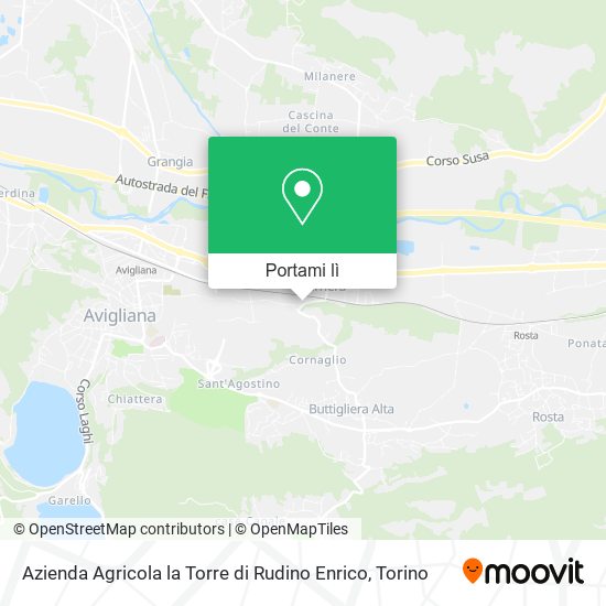 Mappa Azienda Agricola la Torre di Rudino Enrico