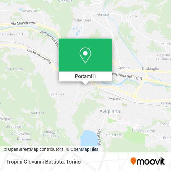 Mappa Tropini Giovanni Battista